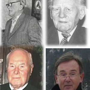 v.o.l: Alois Mayr, Hans Schipflinger, v.u.l: KR Josef Wegscheider, KR Alois Wegscheider (Präsidenten von 1946 – 2011)