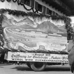 Bei der Stadterhebung 1951, Lastauto der Gebrüder Winner, Frächterei, Kohle und Schottergrube