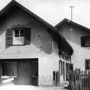 Schneck - Haus, Ca. 1930 Schuherzeugung Ernst Schneck, Bahnhofstraße 39