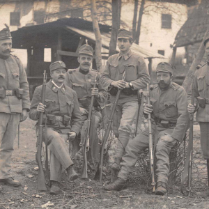 1. Weltkrieg, Erinnerung an die Kriegsjahre 1914-1917 Ilijas in Bosnien am 3.Jänner 1917