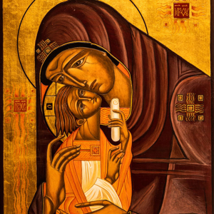 *Gottesmutter mit Christuskind* nach Lyuba Yatskiv, Elisabeth Woworsky