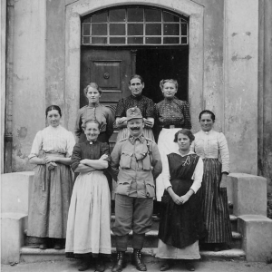 Volksschule, 1. Weltkrieg ca. 1915