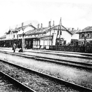 Bahnhof Wörgl noch in Holz