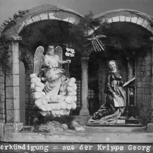 *Maria Verkündigung* aus der Krippe von Georg Sollerer, 1933