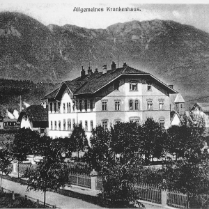 ca. 1940. Wörgler Krankenhaus in der KR-Martin-Pichler-Straße von 1900 - 1999