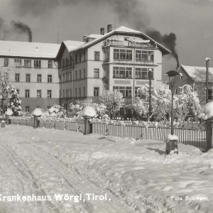 ca. 1940. Wörgler Krankenhaus in der KR-Martin-Pichler-Straße von 1900 - 1999