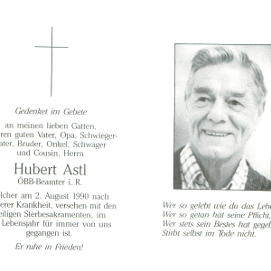 Astl Hubert.