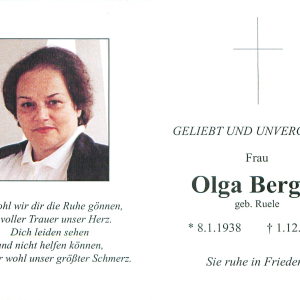 Berger Olga geb. Ruele