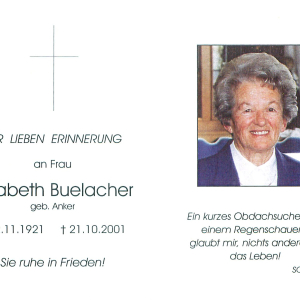 Buelacher Elisabeth geb. Anker