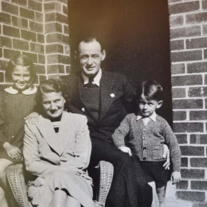 Otto Gottlieb mit Familie, Melbourne 1948