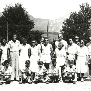 TC Wörgl bei einen Wettkampf 1952, die Namen finden Sie auf dem nächsten Bild