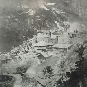 Kraftsche Zementöfen im Lengauer Graben, 1864