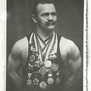 Leichtgewichts Altmeister Fritz Janda, Klubmitglied von 1913 - 1954, Obmann von 1913 - 1918