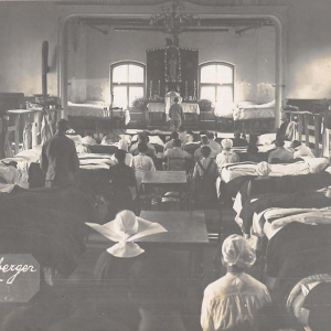 Lazarett im Astnersaal 1918
