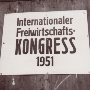 1951 fand in Wörgl der 3. internationale Freiwirtschaftskongress statt
