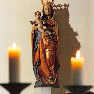 Gotische Madonna in der Pfarrkirche Wörgl, um 1500