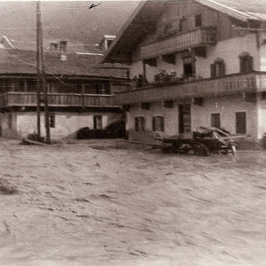 Berger - Schusterbauer und Bassgeiger, Hochwasser 20.07.1946