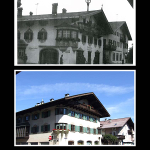 Ca. 1937  Gollner – Häuser,  Kaufhaus und Drogerie Johann Gollner, Salzburger Straße 14 u. 30