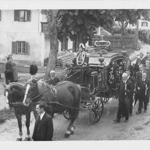 Begräbnis des Krippenvaters Johann Seisl, 1933